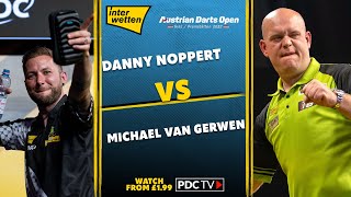 PDC Austrian Darts Open 2022 Final Danny Noppert v Michael van Gerwen 2022 05 01 HUN [upl. by Frere]