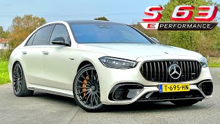 2024 MercedesAMG S63 V8 BiTurbo  REVIEW on Autobahn [upl. by Amzaj]