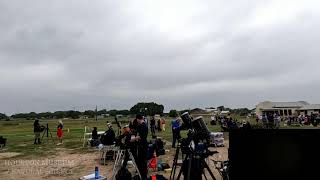 Experience Totality from Bandera Tx [upl. by Enyal]