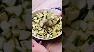 Une recette de pâtes crémeuses courgette féta 🍝​  750g [upl. by Gaven]