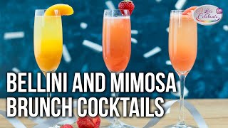 The Bellini and Mimosa  The Best Champagne Brunch Cocktails [upl. by Anik]