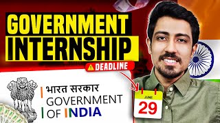 Government Internship 2024 for college students➡️ Earn Rs 15000month [upl. by Krein368]