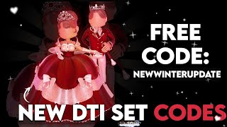 NEW CODE SET HURRY BEFORE ITS GONE FOREVER Dress To Impress DTI free codes on Roblox [upl. by Haet]