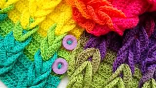 Left handed Crochet braids scarf cowl braided cables tutorial Crochet Nuts [upl. by Picardi]