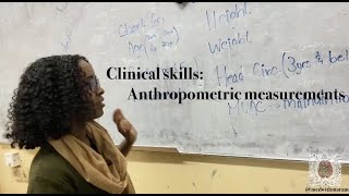 Clinical skills Anthropometric measurements [upl. by Nyladnar250]