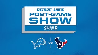 Lions vs Texans Week 10  Detroit Lions Live CURE Auto Insurance Postgame Show [upl. by Lyndy]