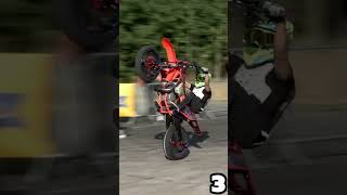 TOP 5 TRICKS ON DIRT BIKE dirtbike supermoto shorts stunt [upl. by Rabush]