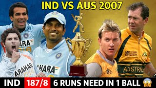 INDIA VS AUSTRALIA 7TH ODI 2007  FULL MATCH HIGHLIGHTS  MOST THRILLING MATCH EVER🔥😱 [upl. by Haywood]