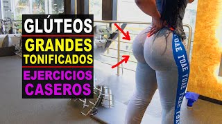 GLUTEOS GRANDES Y TONIFICADOS  EJERCICIOS CASEROS Glutes workout at home fit Adryán Medellín [upl. by Siryt]