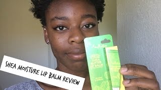 Review Shea Moisture African Water Mint amp Ginger Shea Butter Lip Balm🌿 [upl. by Harmony]