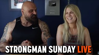 Strongman Sunday LIVE with Loz and Liz [upl. by Mossman]