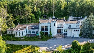 I Found An ABANDONED 20000000 Castle Mansion In The Woods With EVERYTHING Left Behind [upl. by Annawot125]