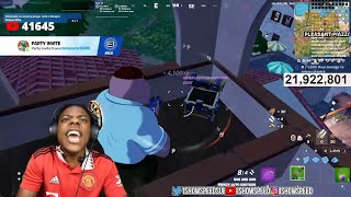 iShowSpeed Rages At New Fortnite Movement 😂 [upl. by Ruyam682]