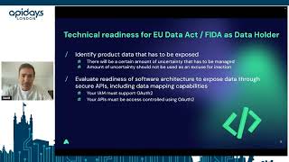 Apidays London 2024  APIs The Hidden Power Brokers in the EU Data Act Enforcement [upl. by Susejedesoj141]