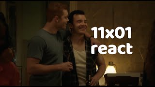 Gallavich Fans React 11x01 [upl. by Ewens833]