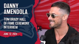 Danny Amendola Shares Tom Brady Stories During Red Carpet Interview  Tom Brady HOF Ceremony [upl. by Lizbeth]