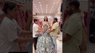 ❣️ Dulhan wali lehenga frock new wedding dress new brand viralvideo shorts [upl. by Ahsemed164]