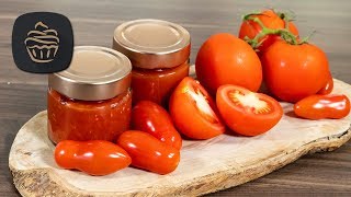 Tomatensauce selber einkochen 🍅  Frisch und lecker [upl. by Sirk]