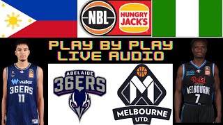 NBL LIVE ADELAIDE 36ERS VS MELBOURNE UNITED [upl. by Kalin]