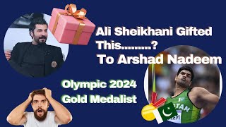 1st Gift for Arshad Nadeem Olympic 2024  Gift by Ali Shekhani  arshadnadeem  jdc gift [upl. by Gresham]