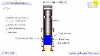 diesel pile driver [upl. by Macleod]