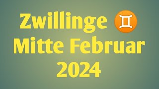 Zwillinge Mitte Februar 2024  eine kräftezehrende Zeit geht zu Ende [upl. by Eigla]