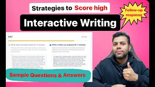 Duolingo English Test  How to score high in Interactive Writing  Follow up response 2024 Updated [upl. by Middleton]