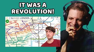 American Reacts to How The Tube Map Was Made [upl. by Beora100]