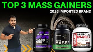 TOP 3 MASS GAINERS 2023 IMPORTED BRAND  mass gainer  weight gaining  supplements villa gainer [upl. by Acinnad]