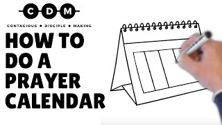 How to Pray Like a Disciple Maker  Prayer Calendar [upl. by Lamdin]