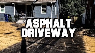 MAKING AN ASPHALT DRIVEWAY BY HAND [upl. by Slosberg86]