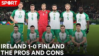 The pros and cons of Irelands performance v Finland [upl. by Adnilre]