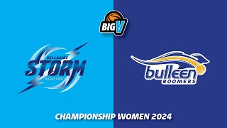 BigV Champ Women  Bellarine vs Bulleen  Round 18 [upl. by Abih]