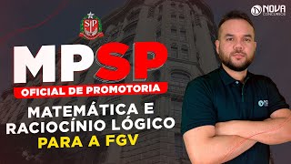 Concurso MPSP 2022 COMO ESTUDAR RLM para a FGV [upl. by Isus603]