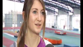 Leichtathletin Gesa Felicitas Krause ist Eliteschülerin des Sports 2011 [upl. by Ellehcram]