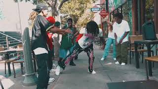 GS BOYZ STANKY LEG Official dance video imfatiguee [upl. by Godber]