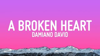 Damiano David  Born With a Broken Heart Lyrics [upl. by Furmark]