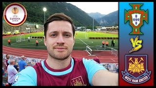 LUSITANOS VS WEST HAM IN ANDORRA  EUROPA LEAGUE 201516 [upl. by Eiffe]