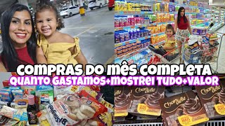 COMPRAS DO MÊS DE NOVEMBRO PARA 5 PESSOASQUANTO GASTAMOS MUITAS PROMOÇÕES🥰 [upl. by Venu914]