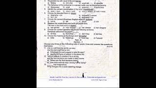 12th English 2nd Mid Term Exam 2024 Original Question Paper Kanchipuram District [upl. by Vladamar]