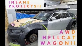 Insane projects AWD Hellcat Magnum  EV Airstream racecar hauler amp a sweet Italian coupe Ep 10 [upl. by Alex499]