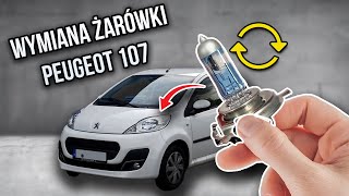 Wymiana Żarówki Peugeot 107 Citroen C1Toyota aygo [upl. by Fidele929]