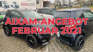 AIXAM Mopedauto  Angebot Februar 2021  45 kmh Auto [upl. by Schlosser]