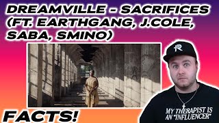 FIRST TIME HEARING Dreamville  Sacrifices ft EARTHGANG J Cole Smino amp Saba REACTION [upl. by Reina]