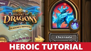 Hearthstone Tutorial Heroic Difficulty Chenvaala Galakronds Awakening Guide Solo Adventure [upl. by Dari804]