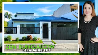 New 5bedroom Bungalow for Sale in BF Homes Paranaque House Tour 95 [upl. by Lakin]