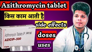 azithromycin tablets ip 500mg hindi  azithromycin 500 mg uses in hindi [upl. by Atekehs240]