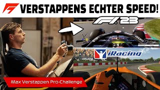 So schnell ist Max Verstappen wirklich in einer Rennsimulation  F1 23 vs iRacing [upl. by Vena]