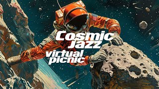 VIRTUAL PICNIC  Journey into Psychedelic Jazz Fusion with Cosmic AI Visuals [upl. by Bekaj]