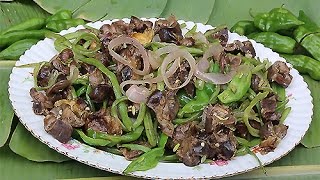 RECETTE  HARICOTS VERTS AUX GESIERS  ILE DE LA REUNION [upl. by Aleciram493]